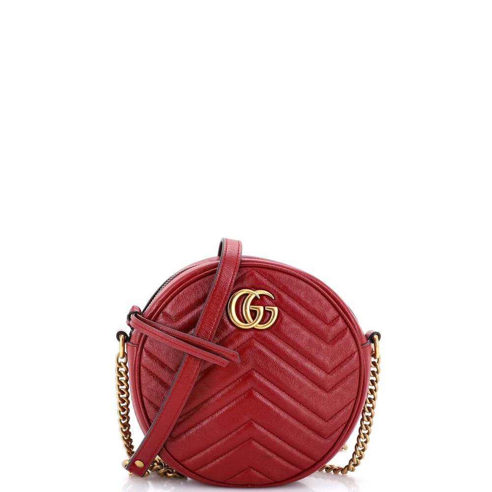 Gucci Gg Marmont Round Shoulder Bag #255183G96B - Picture 1 of 8